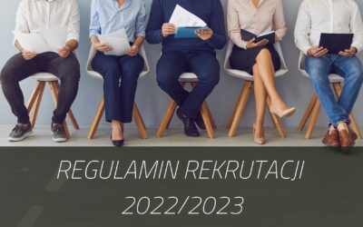 Regulamin rekrutacji 2022/2023