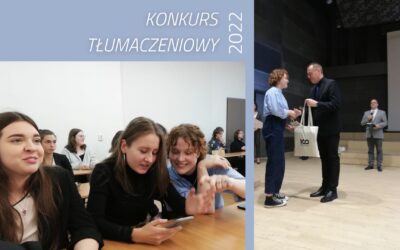 Konkurs Tłumaczeniowy dla Szkół Ponadpodstawowych