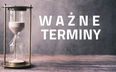 Ważne terminy!