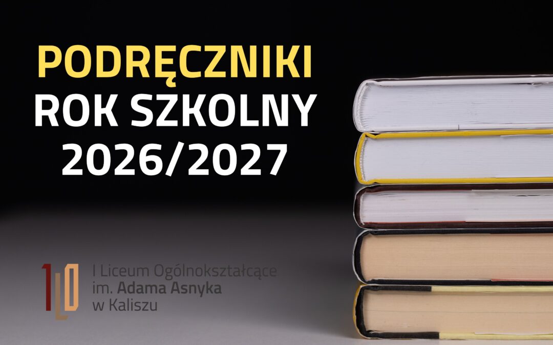 Podręczniki na rok szkolny 2026/2027